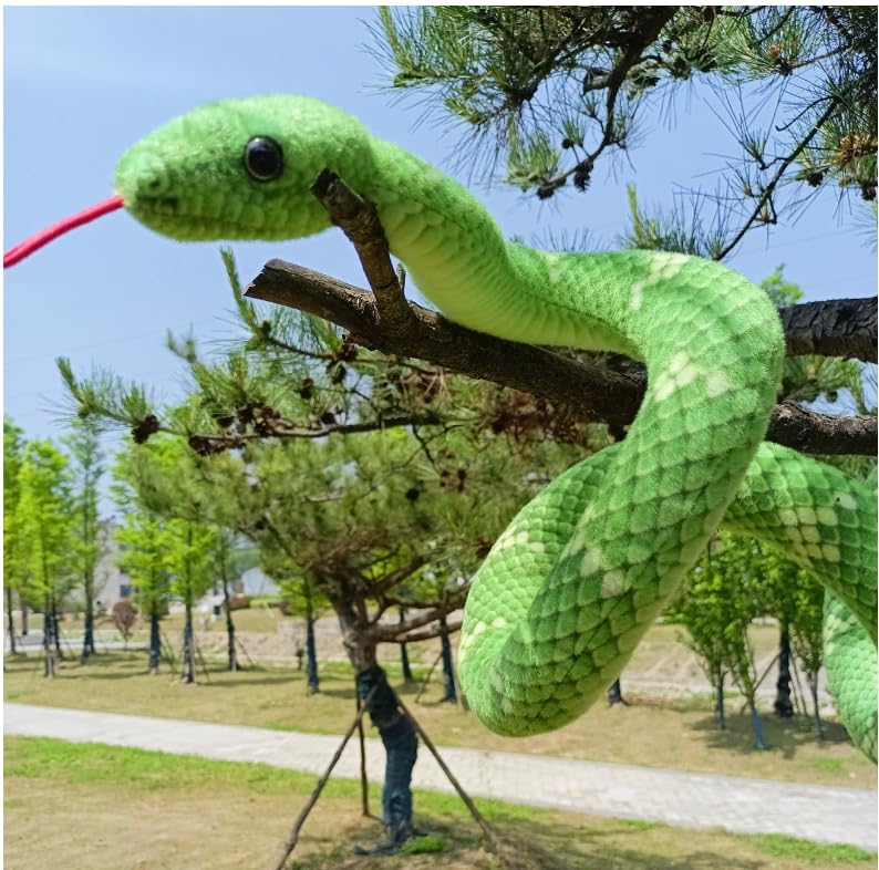Riesen Plüsch-Schlange – Realistisch, Weich, 70/180/280 Cm, Toll Als Kuscheltier Oder Deko