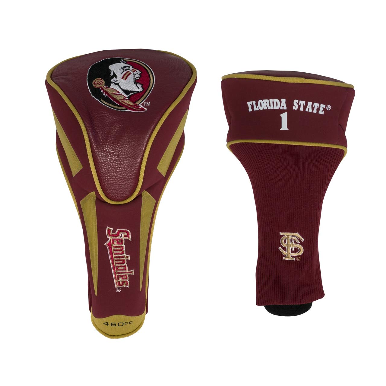 Team Golf NCAA Florida State Seminoles Single Apex Driver Head Cover Golf Club Single Apex Driver Headcover, Fits All Oversized Clubs, Truly Sleek Design