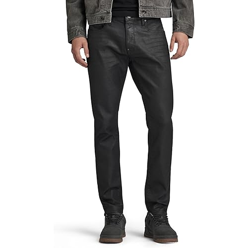 G-Star Raw Men's Revend Skinny Fit Jeans, 3D Dark Aged, 34W x 32L