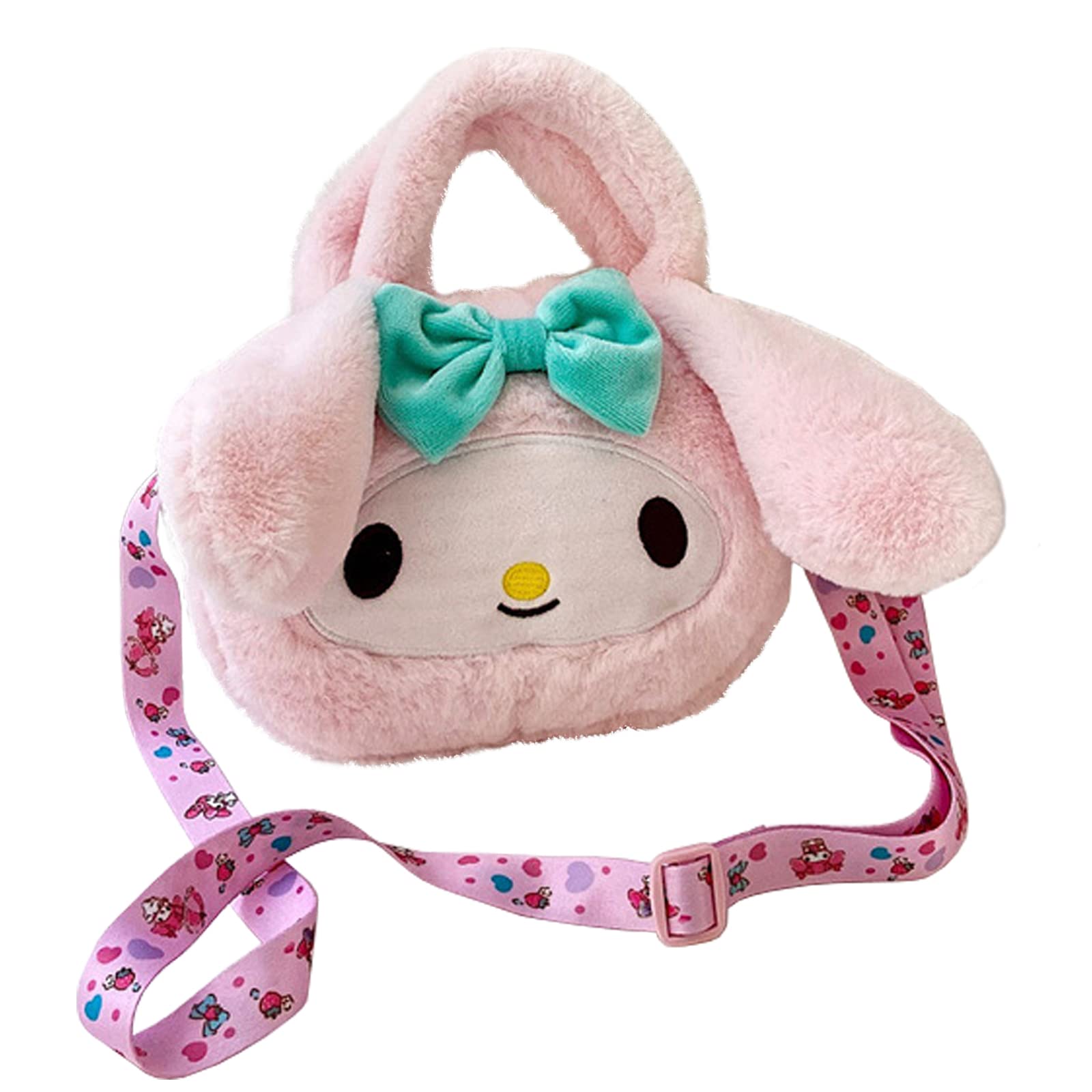 My Melody One Shoulder Bag Plush Cartoon Kids Pop Doll Girl Gift Backpack Children's Sling Cute Cross Body Bags