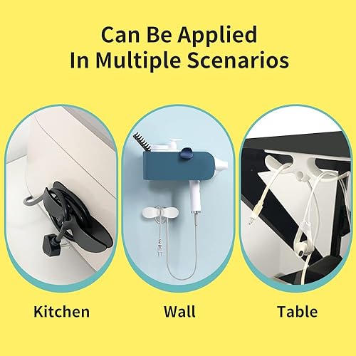 Miniatura 5 de Organizador de cables para electrodomésticos, organizadores de alambre mejorados, soporte de cables, organizador de cables para electrodomésticos