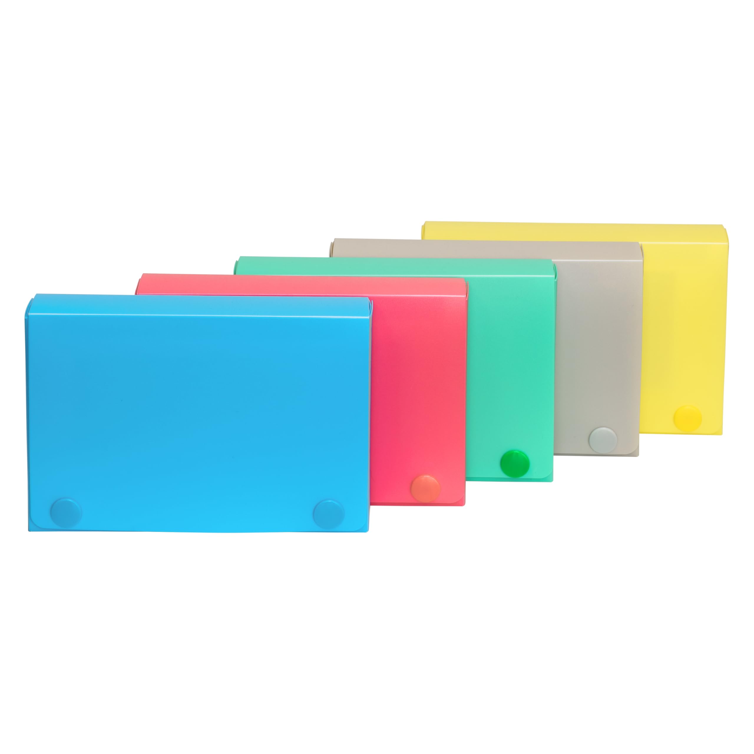 Line Index Card Case, verschiedene Farben Poly (24 Behälter) for 3 x 5-Inch Cards
