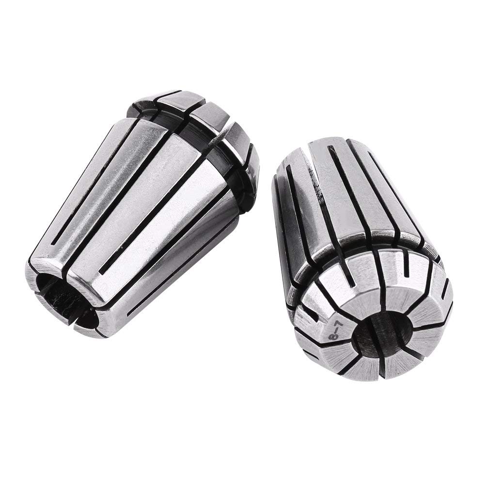 10 Pièces/ensemble ER20 ER11 Jeu de Pinces pour Outil de Tour de Fraisage de Gravure CNC 3mm 1/8" 4mm 5mm 6mm 1/4" 8mm 10mm 12mm 1/2"