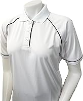 Smitty VBS-402 Women's White Performance Mesh Volleyball Referee Shirt - Premium Official Uniform