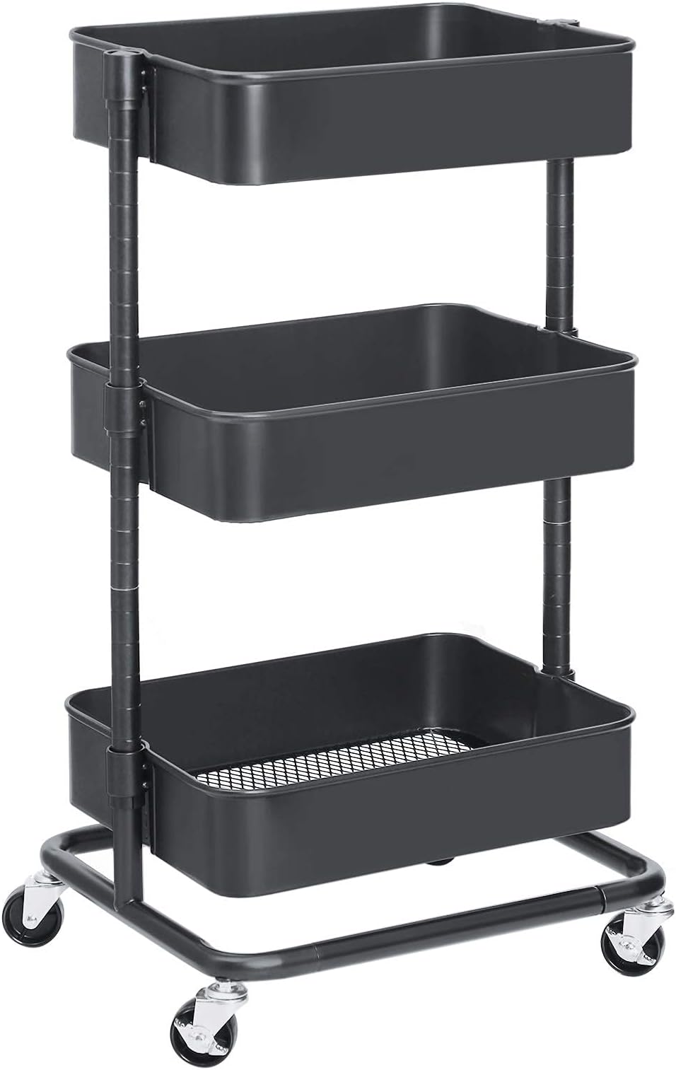 Bureau D'ordinateur Portable Réglable 360 ° Support Mobile De Table Rotatif Plateau De Bureau A Domicile Table Detude Roulante Poste De Travail Pour Ordinateur
