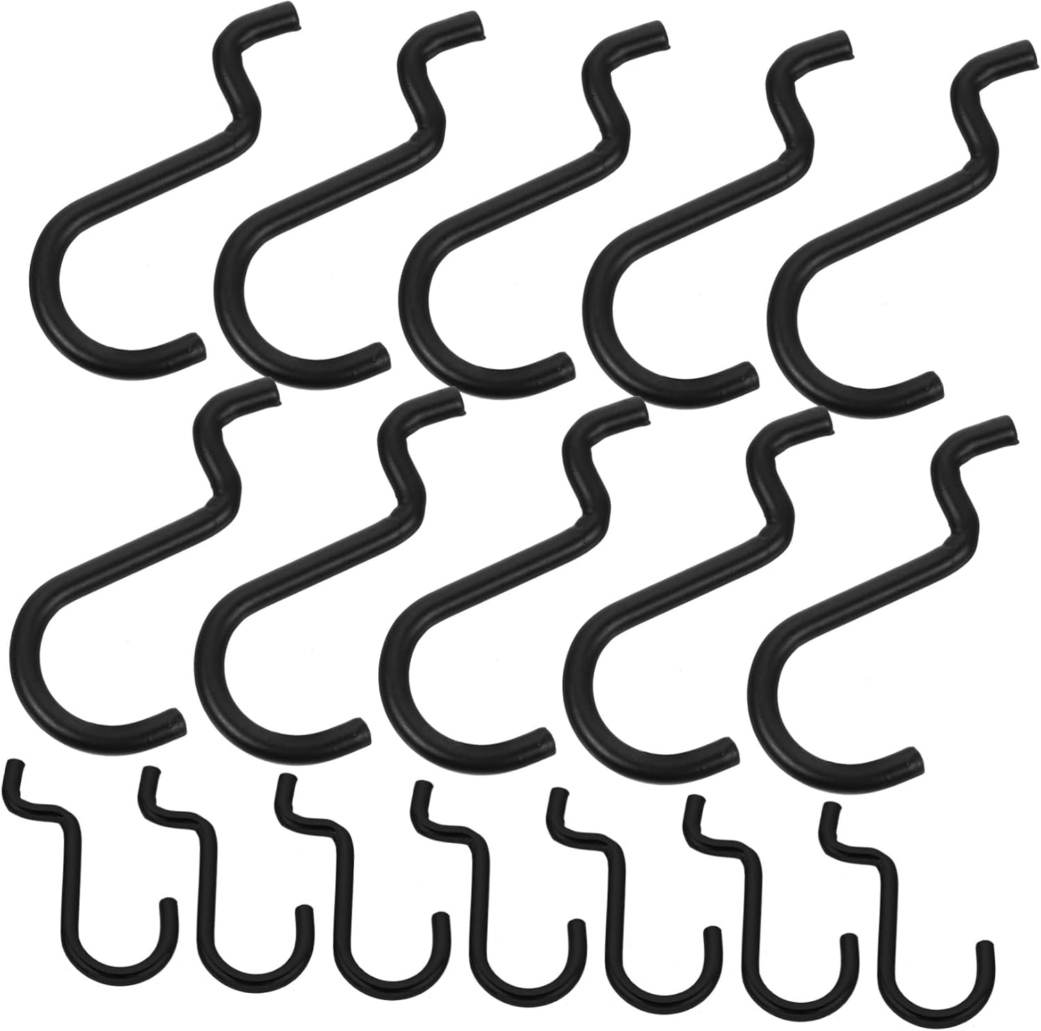 Ciieeo 20pcs Metal Pegboard Hooks for Utility Storage Heavy Duty Garage and Shop Organizer Compatible Pegboard and Hole Board Sturdy Hangers for Tools and Accessories