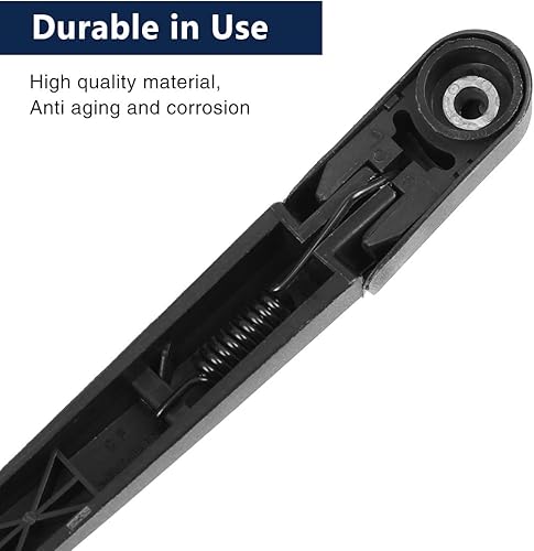 Miniatura 5 de X AUTOHAUX Juego de brazo de limpiaparabrisas trasero de coche, color negro, 11.024 in, 11 pulgadas para Toyota Matrix 2003 2004 2005 2006 2007 2008