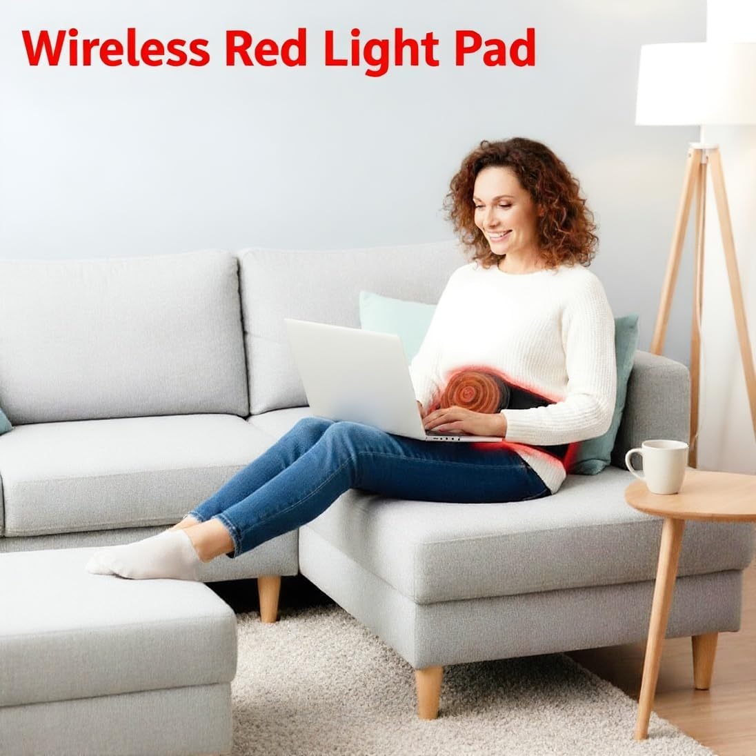 Red Light Therapy Mat for Body,10.6"*5.9" Infrared Red Light Therapy Pad for Full Body Waist Back Shoulder Muscle Pain Relief(60 LEDs)