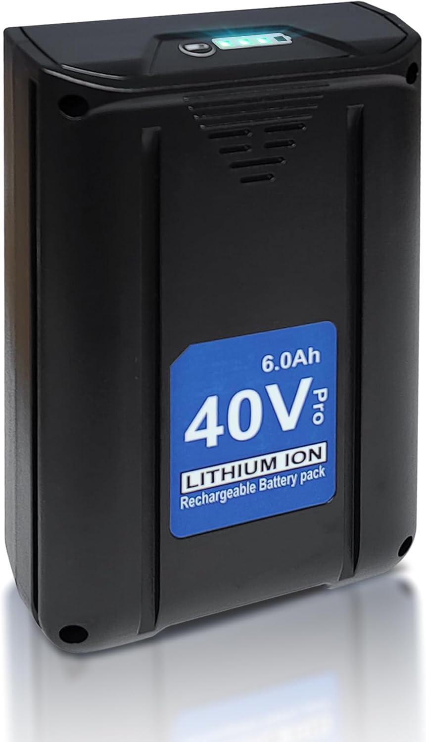 40V 6.0Ah Lithium Battery Replacement for Kobalt 40 Volt Max Batteries KB440-03 KB540C-06 KB540-06 KB2540C-06 KB640-03 KB240-06 KB640-06 KB245-06 ‎KRC40-06 KB440C-06 KRC60, for Cordless Power Tools