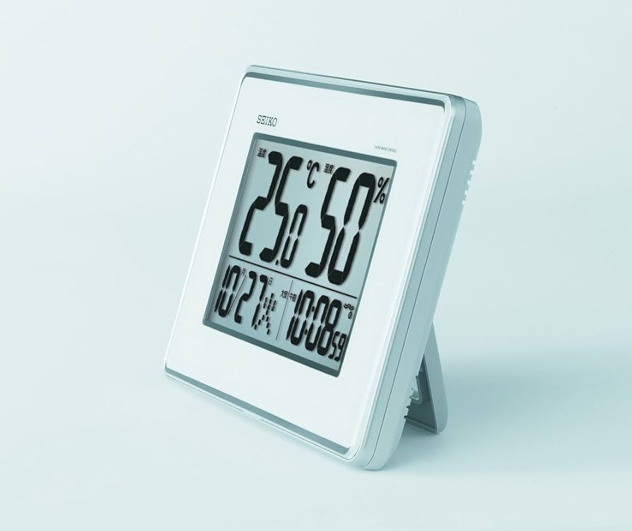 セイコー(SEIKO) SQ433S 電波時計 掛置兼用 セイコー（SEIKO）掛け置き兼用 温湿度表示付電波時計 SQ433S