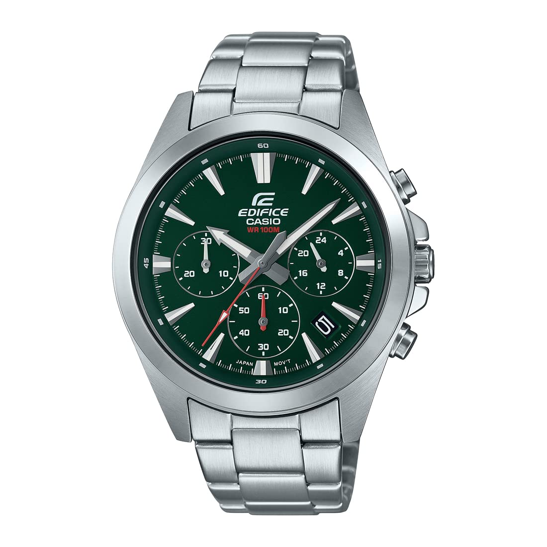 See full amazon price history chart for Casio Edifice Chronograph Analog Green Dial Men EFV-630D-3AVUDF (ED546) Casio Edifice Chronograph Analog Green Dial Men EFV-630D-3AVUDF (ED546) (B09TP5WWV2) Amazon Price History, Amazon Price Tracker