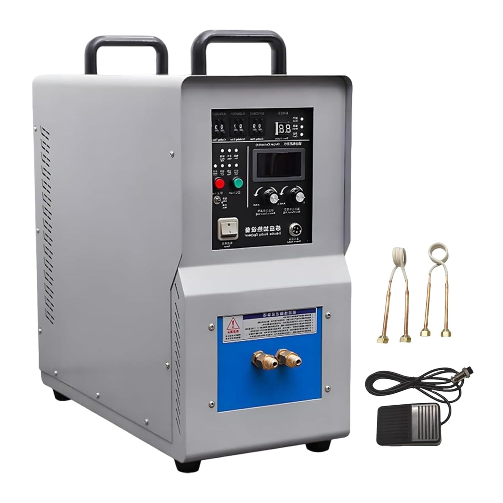 Xyfgodem 230V Induction Heating Furnace For Welding Copper Pipe - Metal Forging Machine With Smart Digital Display