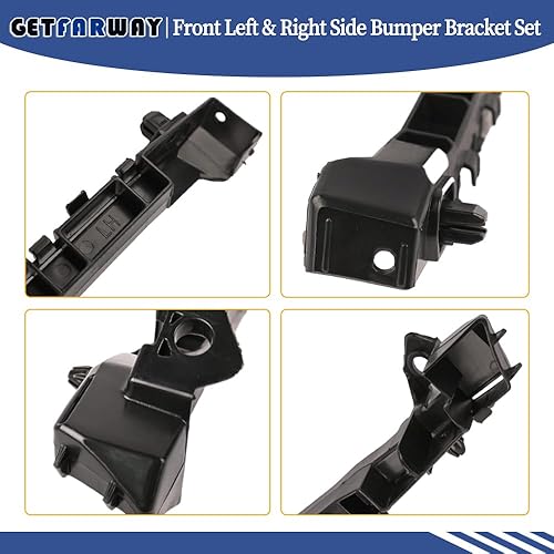 Miniatura 4 de Juego de soportes de parachoques delantero izquierdo y derecho 57707FG132, 57707FG122 compatible con Subaru Impreza WRX STi 2011 2012 2013 2014,