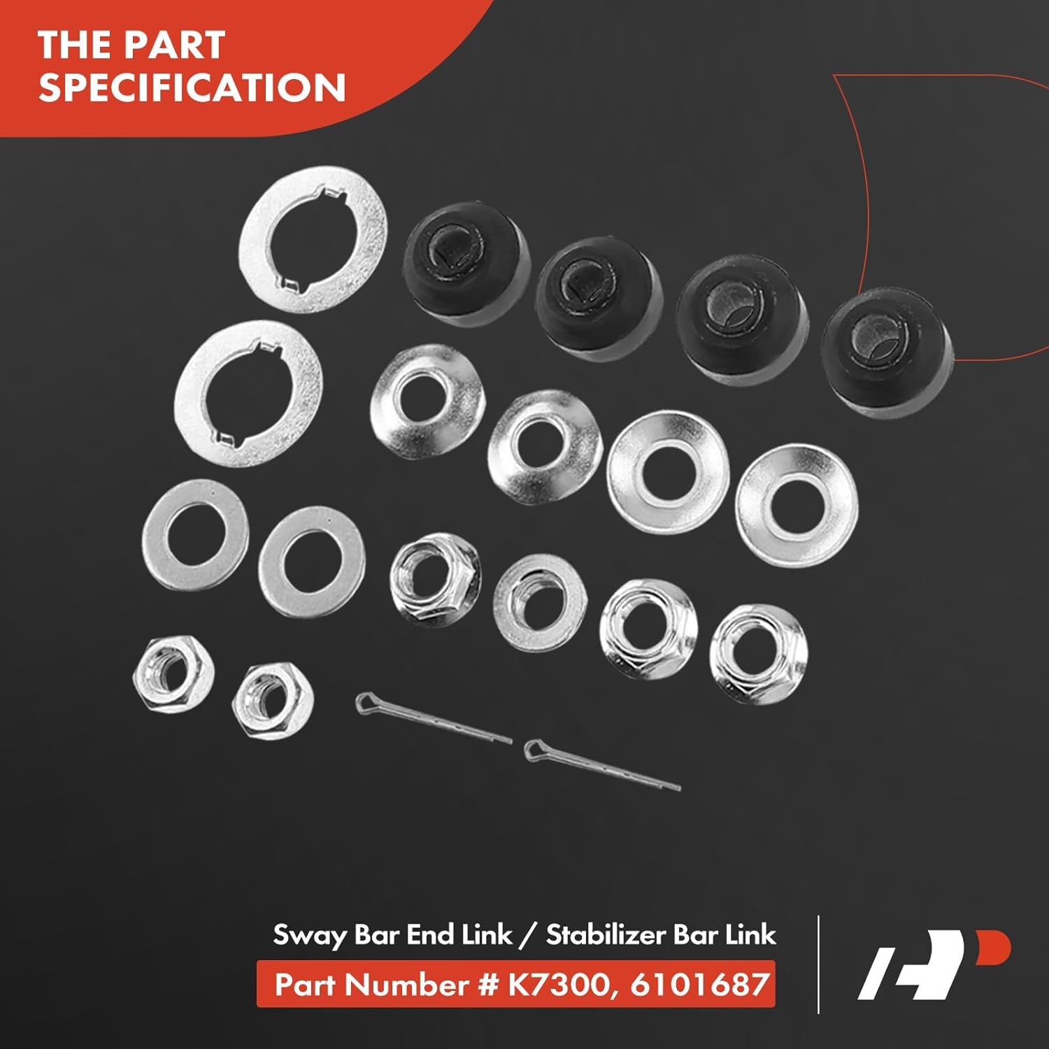 A-Premium 8Pc Front Suspension Kit, Upper Lower Ball Joint Inner Outer Tie Rod End Sway Bar Link Bushing, Compatible with Dodge Ram 1500 2006-2010, Ram 1500 2011-2012