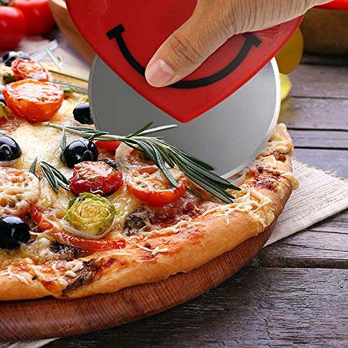Amazon | 2ピース かわいいハート型ピザホイールカッター、スライス