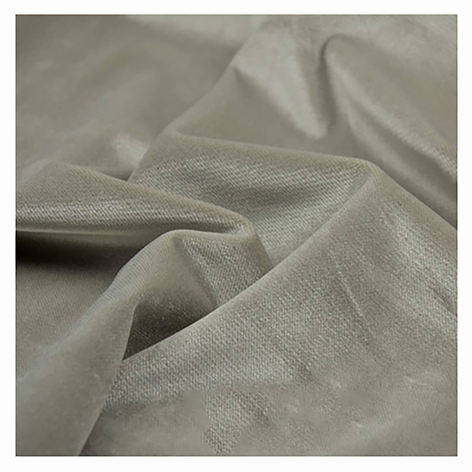 Tissu velours extensible gris pour créer vos robes fluides et tenues de soirée