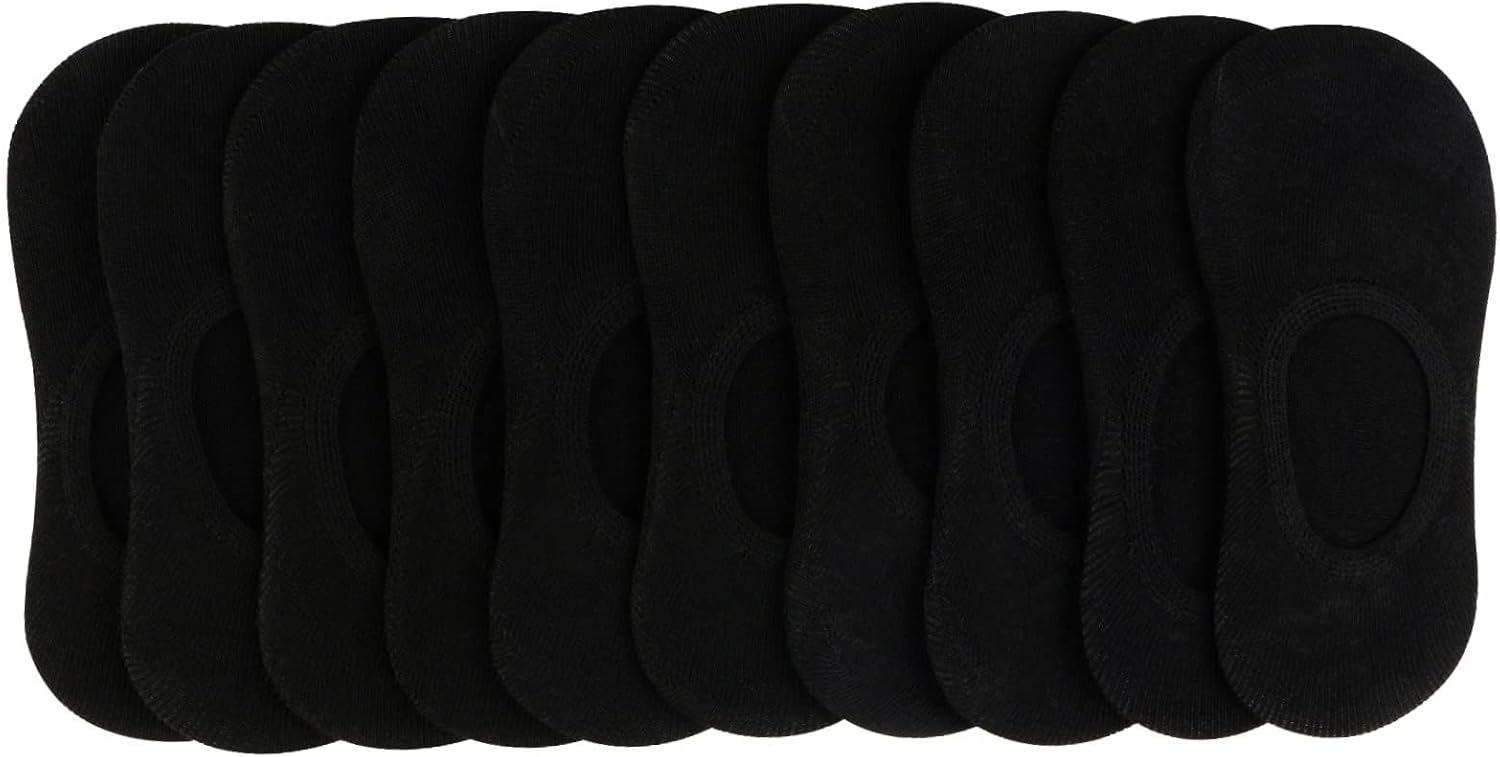BOOPH 10 Pairs Girls Boys Socks Kids No Show Socks Toddlers Girl Anti-slip Ankle Low Cut Sock 3-12 Years