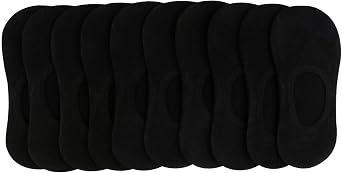 BOOPH 10 Pairs Girls Boys Socks Kids No Show Socks Toddlers Girl Anti-slip Ankle Low Cut Sock 3-12 Years
