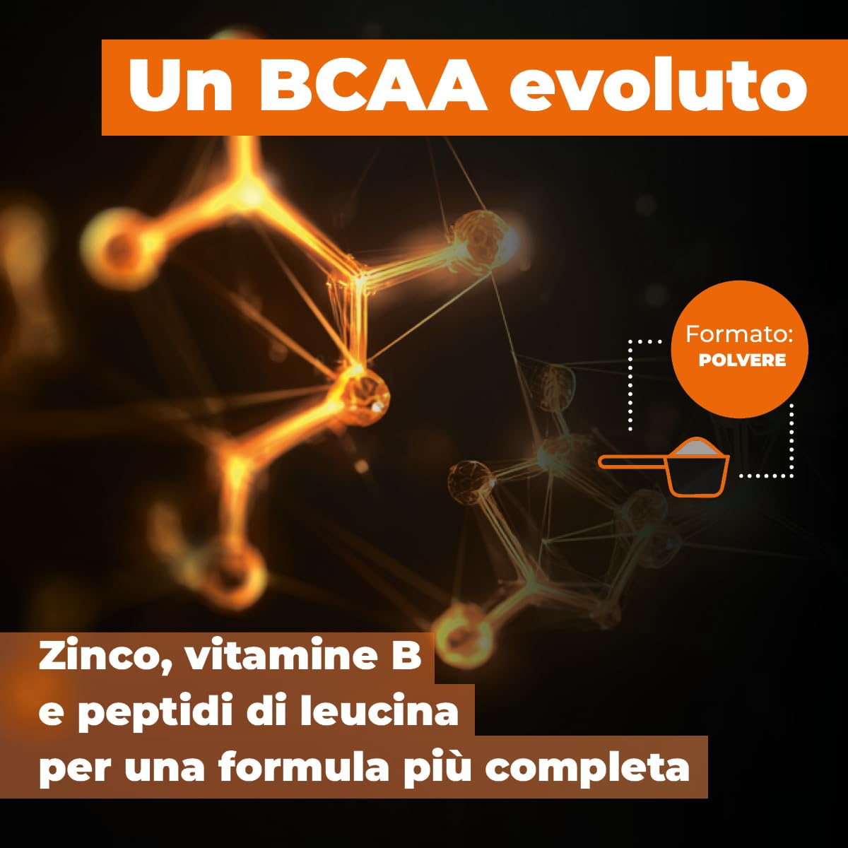 Ramtech Hydro EthicSport – BCAA intra-workout con Beta-Alanina, PepForm®, Zinco e Vitamine B6-B1 – Per attività intense, impegno muscolare e post allenamento – 250 g gusto arancia