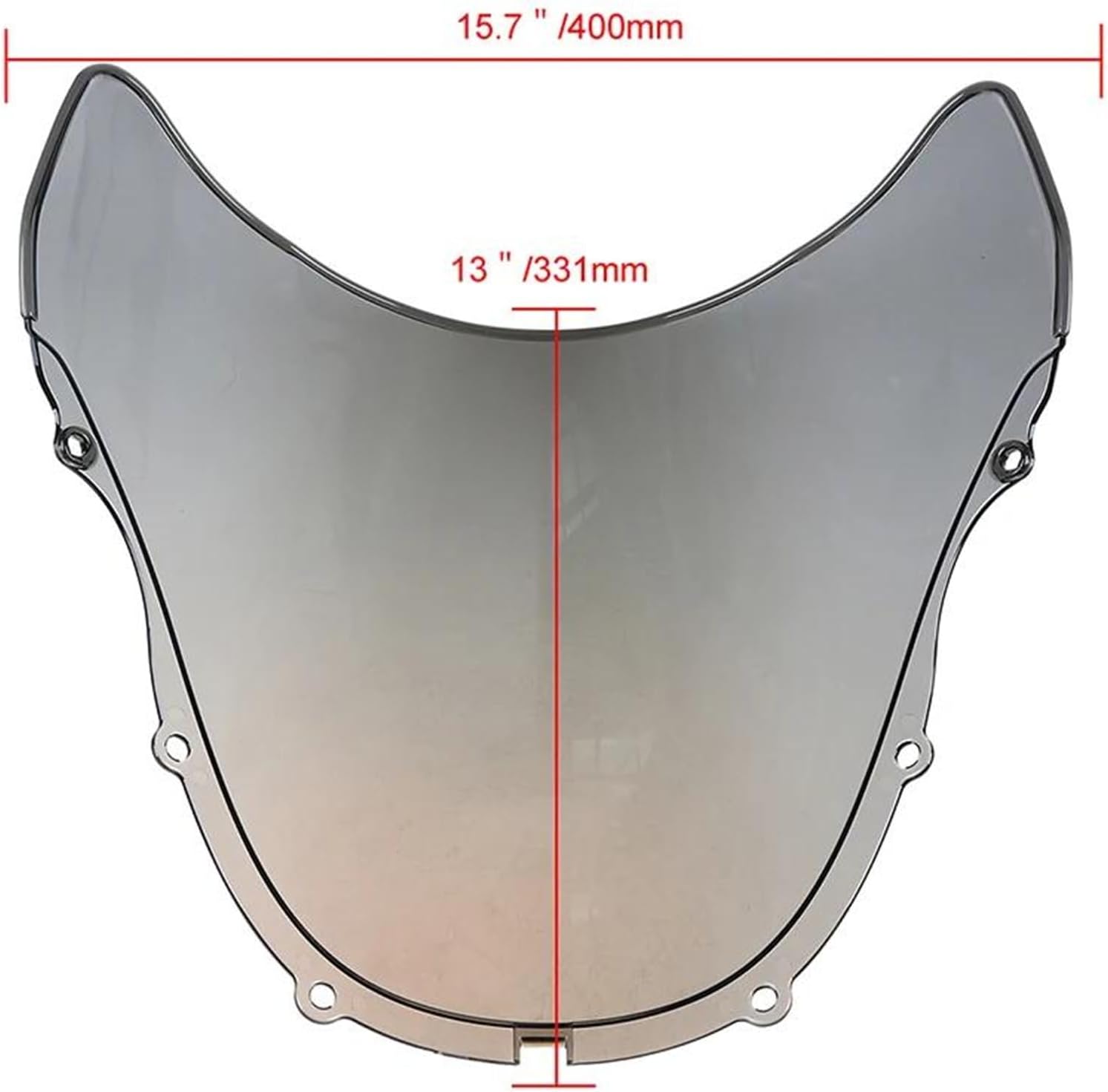 オートバイのディフレクター F4用 1999-2000 オートバイフロントガラスフロントガラスグレーダブルバブルカフェレーサーバイク