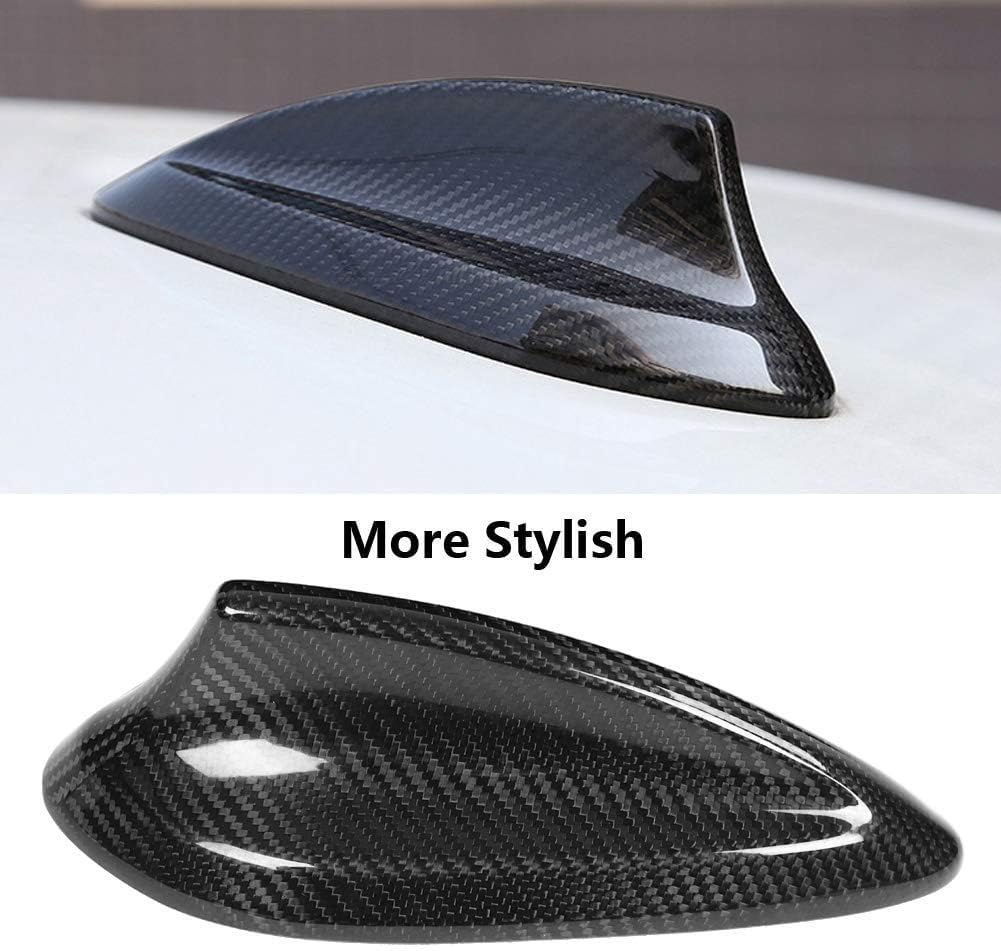 Antenna Cover,Car Carbon Fiber Antenna Shark Fin Cover Trim Fitment for F22 F30 F35 F34 F32 F33 F80