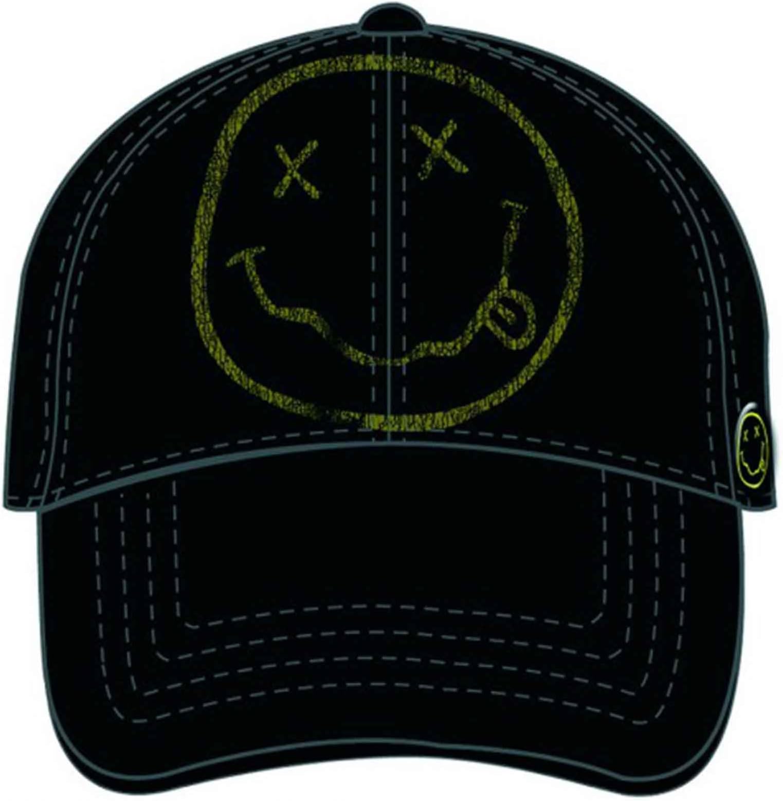 Nirvana Smiley Men's Baseball Cap Black