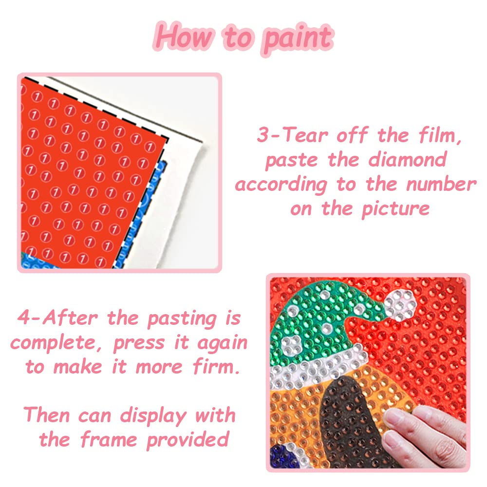 Amazon.co.jp: ROFOLO ダイヤモンドペインティングキット 子供用