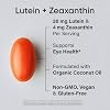 Luteína + Zeaxantina Sports Research® con Aceite de Coco Orgánico, 120 Plantgels™ | Luteína vegana con suplemento para salud ocular Lute-Gen® | De origen vegetal, certificado vegano, verificado no transgénico - 120 porciones Softgel 120 unidades (Paquete de 1) 3