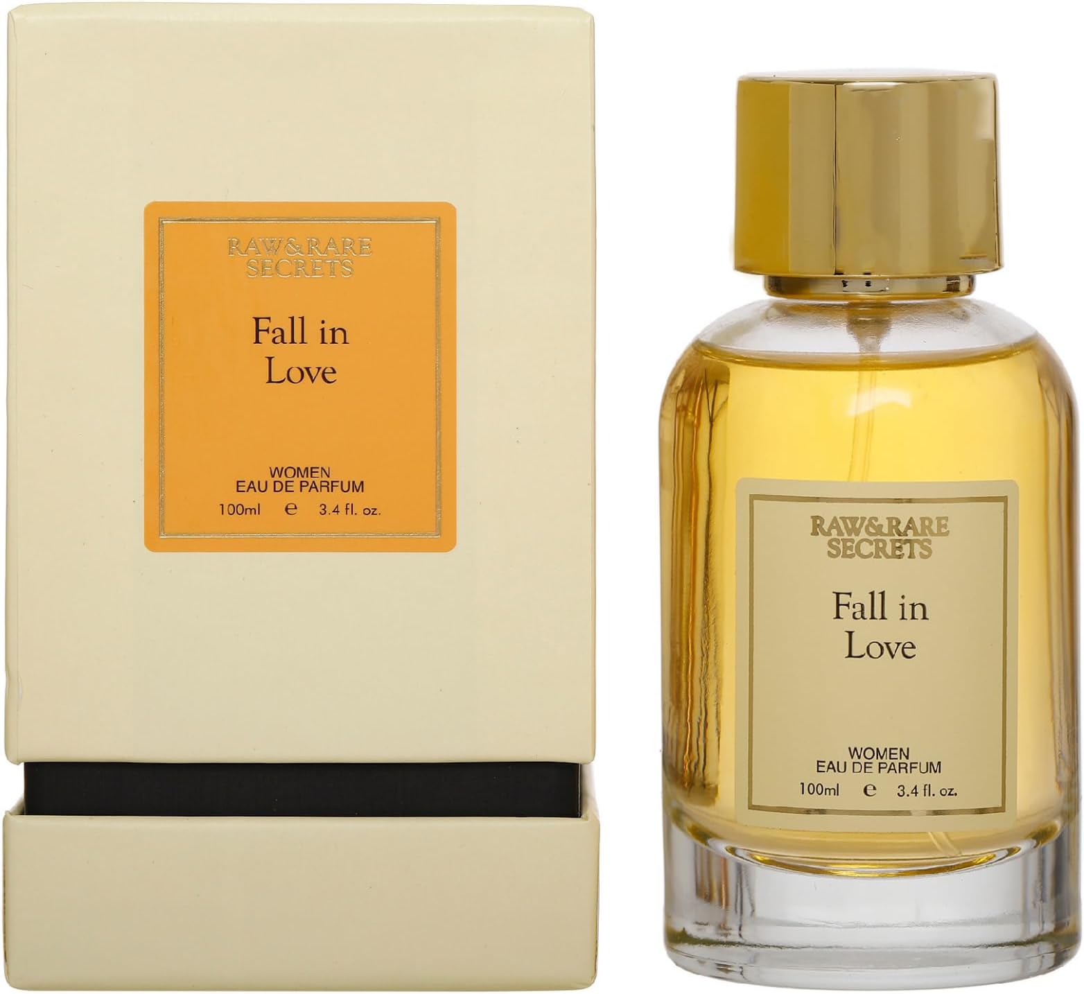 Raw&rare Secrets Premium Fall in Love Musk Luxury Women Liquid Perfume | EDP With Pretty and Long Lasting Fragrance | Gift for Girls or Office | Eau De Parfum 100Ml