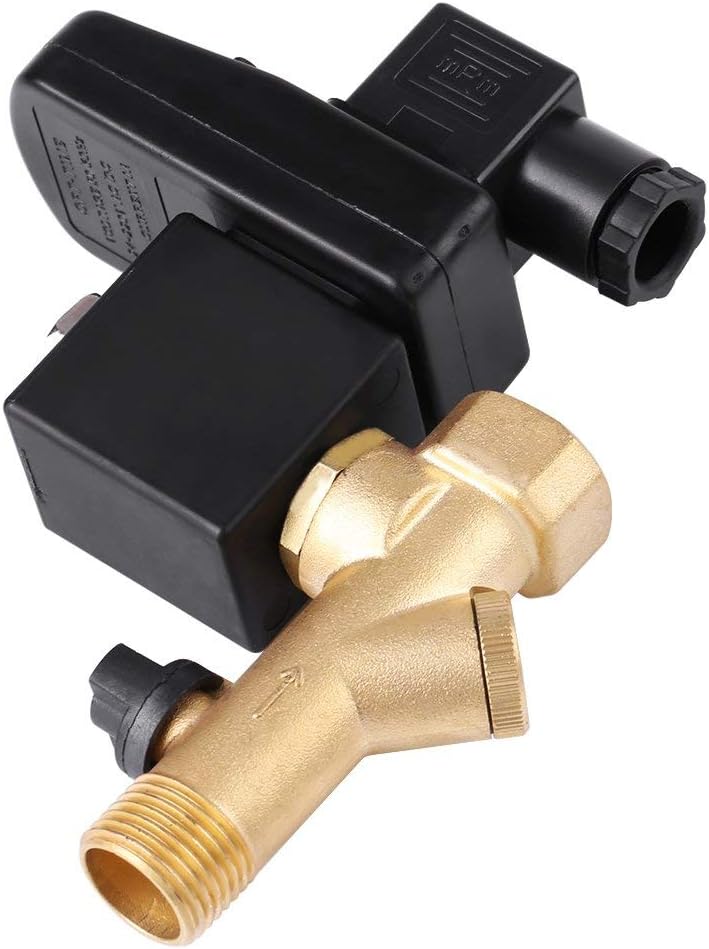 Automatic Drain Valve Electronic Timed Drain Valve G1/2 DN15 for Air Compressor Condensate Management AC 230V