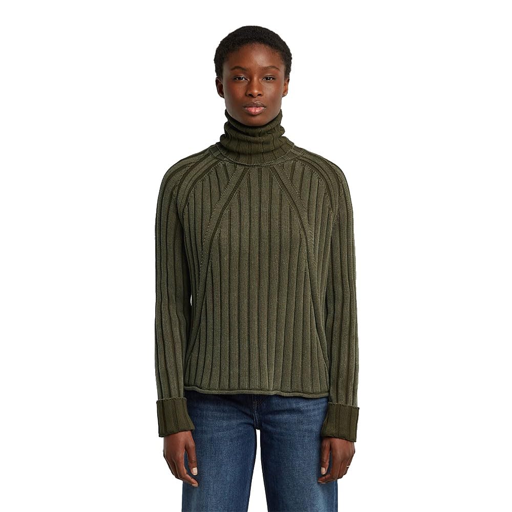 G-Star Damen Washed Loose Turtle Knit Wmn Sweater