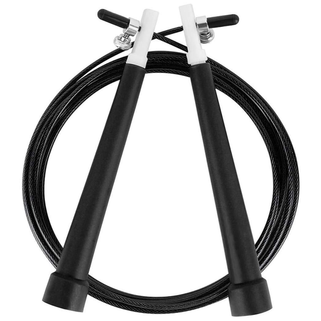 Griffin Skipping Rope Adjustable Cable Fitness Speed Wire Color is Green for Warm up and Fitness Exercise (Color May Vary)-image-1