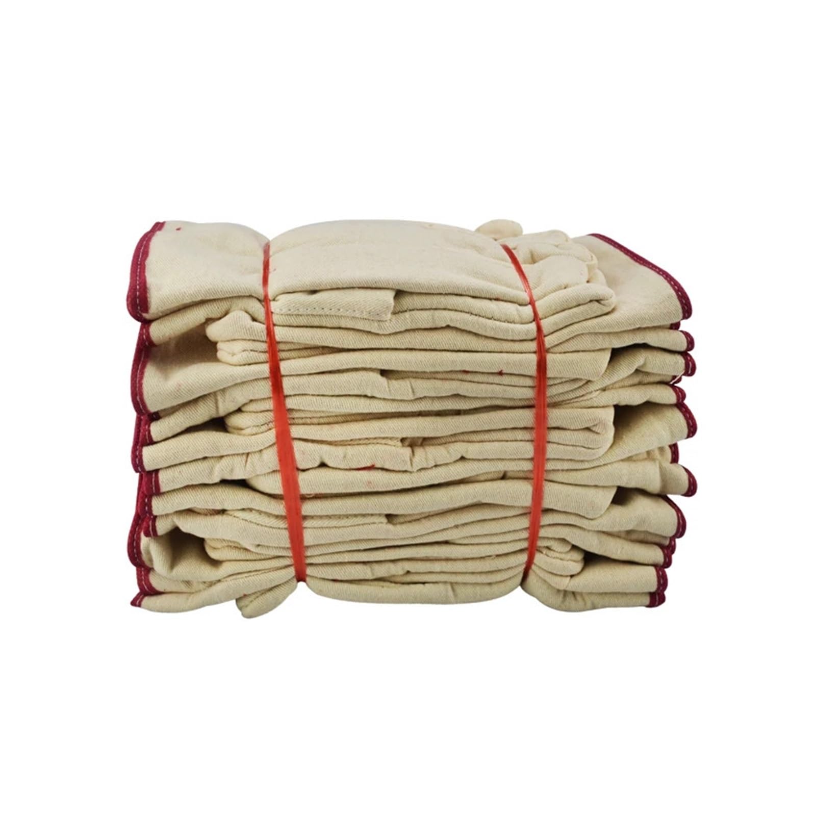 Guantes de Soldadura 10 Pares de Guantes de Trabajo de Seguridad for Soldadura de Lona con Forro Grueso, Resistentes al Desgaste y Antideslizantes, for manipulación de construcción Industrial