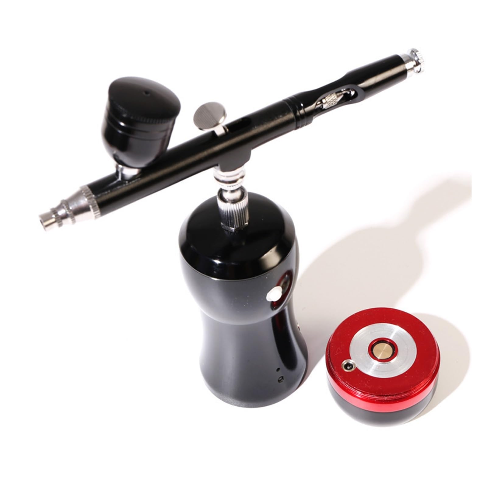 Modello vernice spray aerografo pompa ad aria set mobili rifinitura torta pittura forniture artigianali a spruzzo Precisione Senza Sforzo Spruzzo Uniforme(Golden)