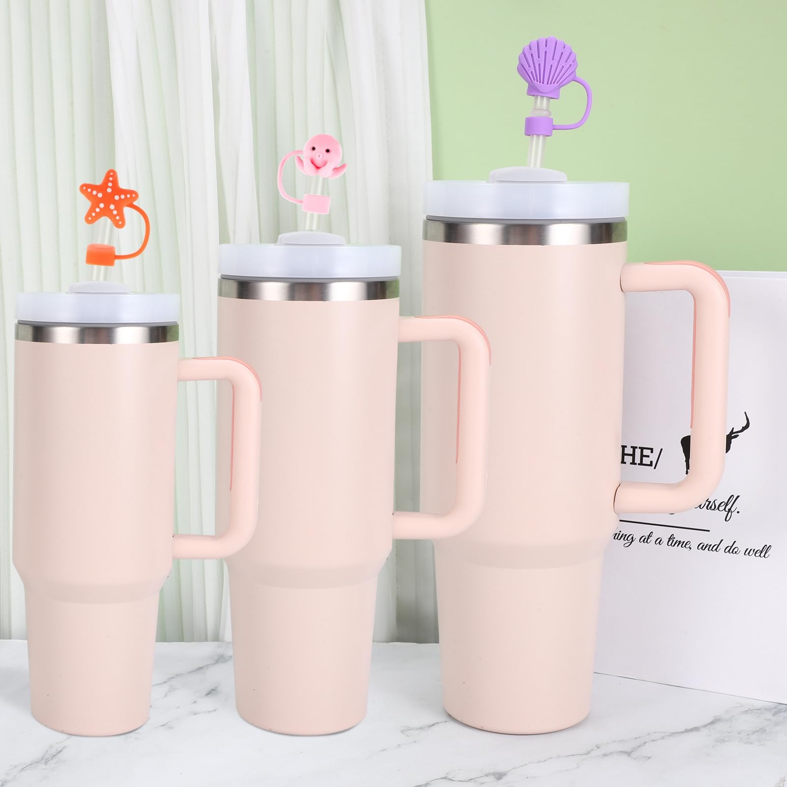 Shark Straw Cap Straw Cover For Stanley 40&30 Oz Cup, 10mm Silicone Covers Cap For Stanley Cup Accessories, Cute Topper, Stopper For Reusable Straws Tip Lids (JLY088 - View #8