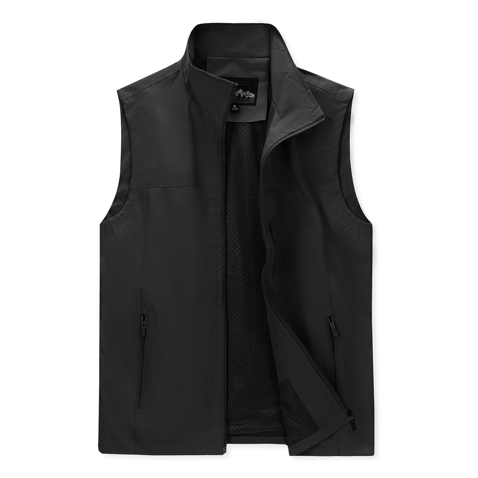 LBL Gilet de pêche pour homme - Gilet de safari décontracté à séchage rapide - Léger - Sans manches - Pour photographie et voyage - Avec plusieurs poches