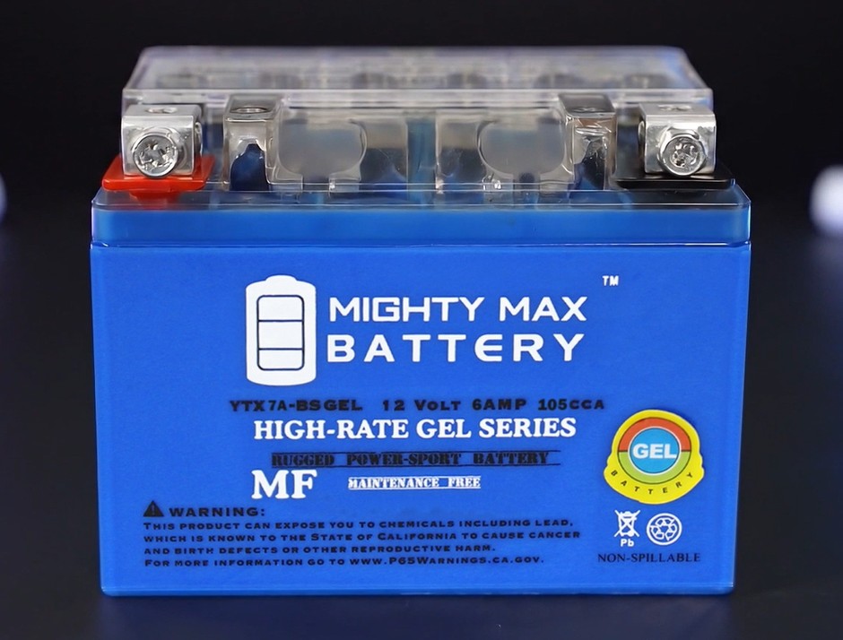 Amazon.com: Mighty Max Battery YTX7A-BS GEL Battery for Suzuki