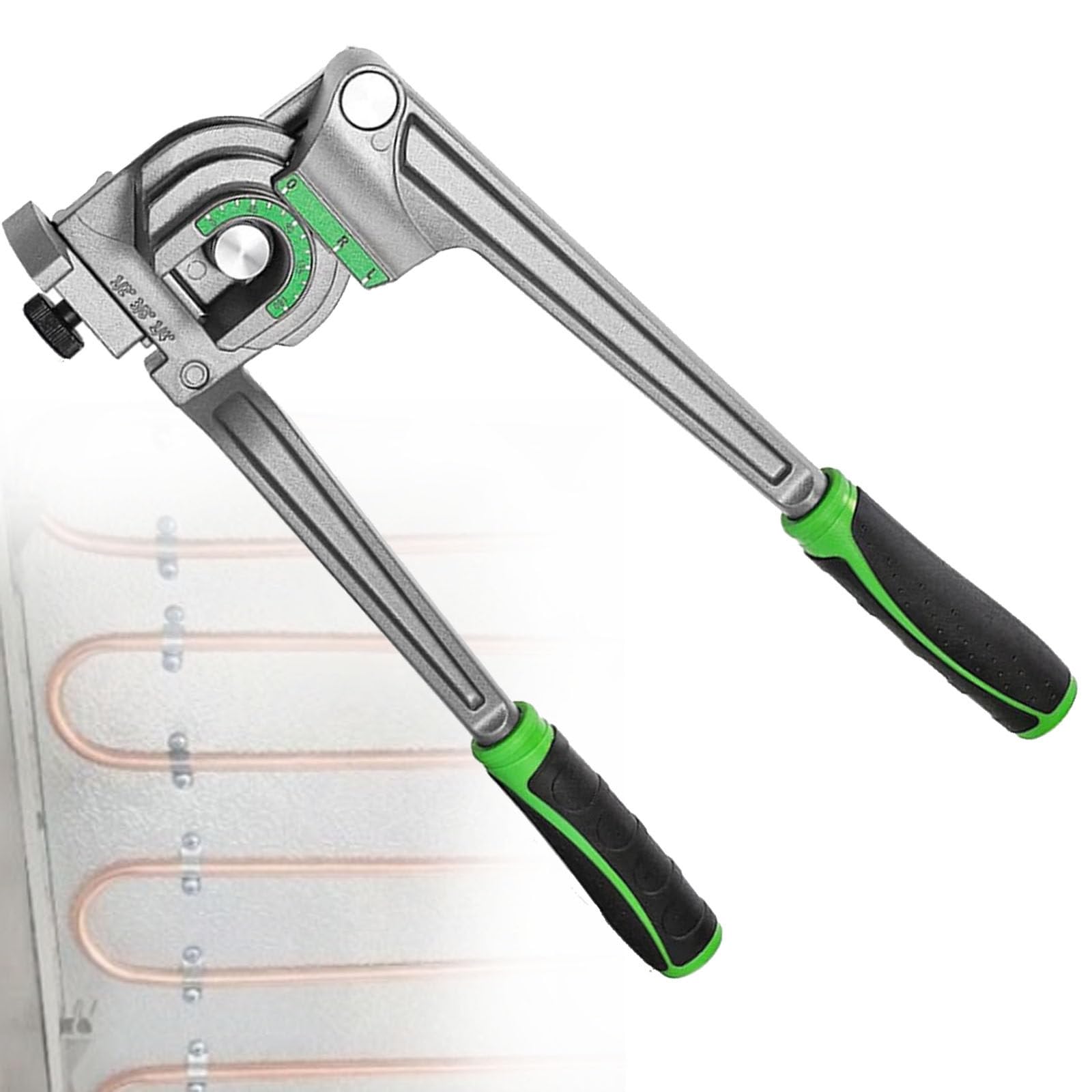Utensile per Piegare Tubi in Rame e Alluminio,Piegatubi in Rame per 1/4-3/8-1/2,Utensili per Piegare Tubi,Piegatubi Manuale,per Tubi in Rame,Ottone,Alluminio e Acciaio Sottile