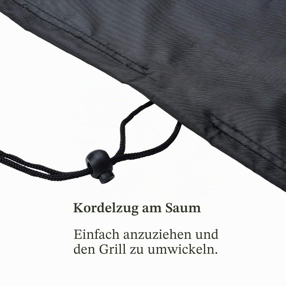 Feuerstelle Abdeckung Wasserdichtes Gartenmöbel Abdeckung Schwerlast 420D Abdeckung für runde Feuerstelle V7084A