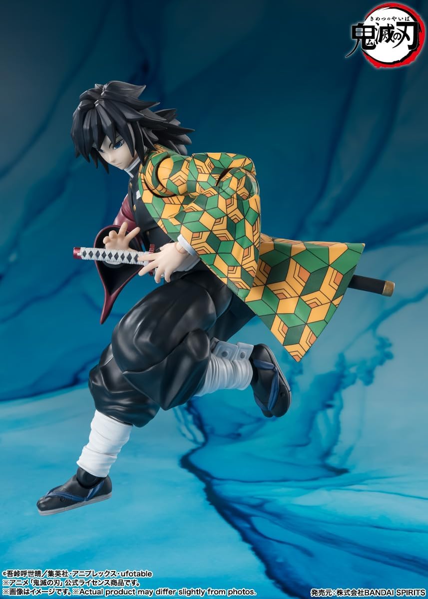 TAMASHII NATIONS - Demon Slayer: Kimetsu no Yaiba - Giyu Tomioka S.H.Figuarts Action Figure