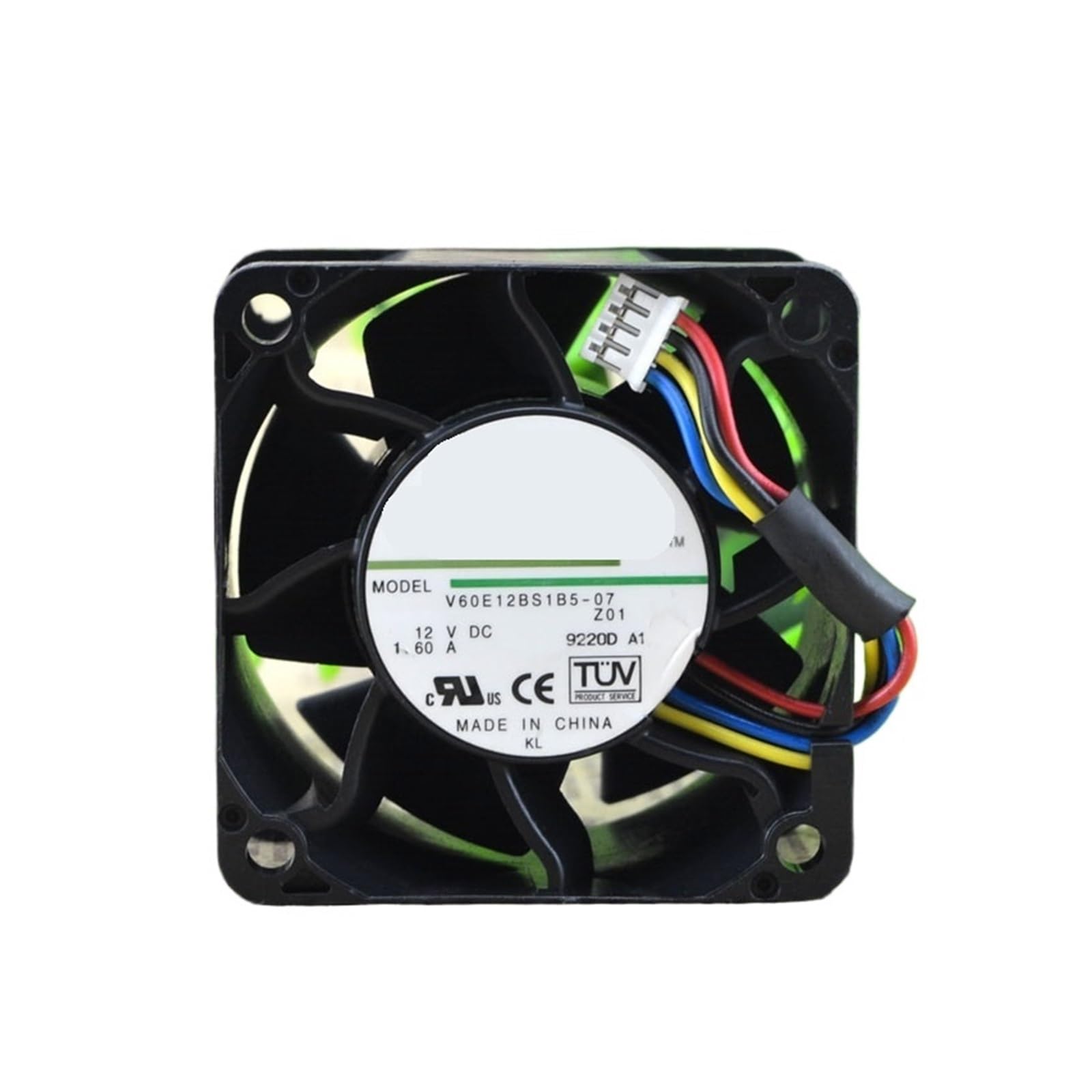OKEWGHFL V60E12BS1B5-07A024 12V 1.60A 6038 60 * 60 * 38 mm COOLING FAN