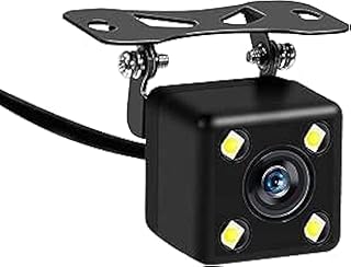 كاميرا رؤية خلفية للسيارة بزاوية عريضة 170 درجة HD عالي الدقة سي سي دي 12 LED للرؤية الليلية كاميرا خلفية مقاومة للماء