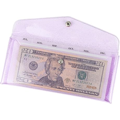 XiowDow PVC Cash Envelope Wallet - Your Financial Organization Savior