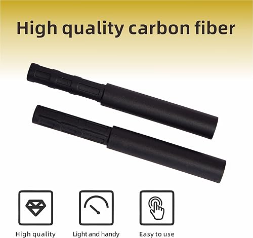 Miniatura 3 de Mariyandh 8 extensiones de eje de grafito para palos de golf de 0.49 pulgadas, extensión de eje de acero para palos de putter, hierro y palos de golf