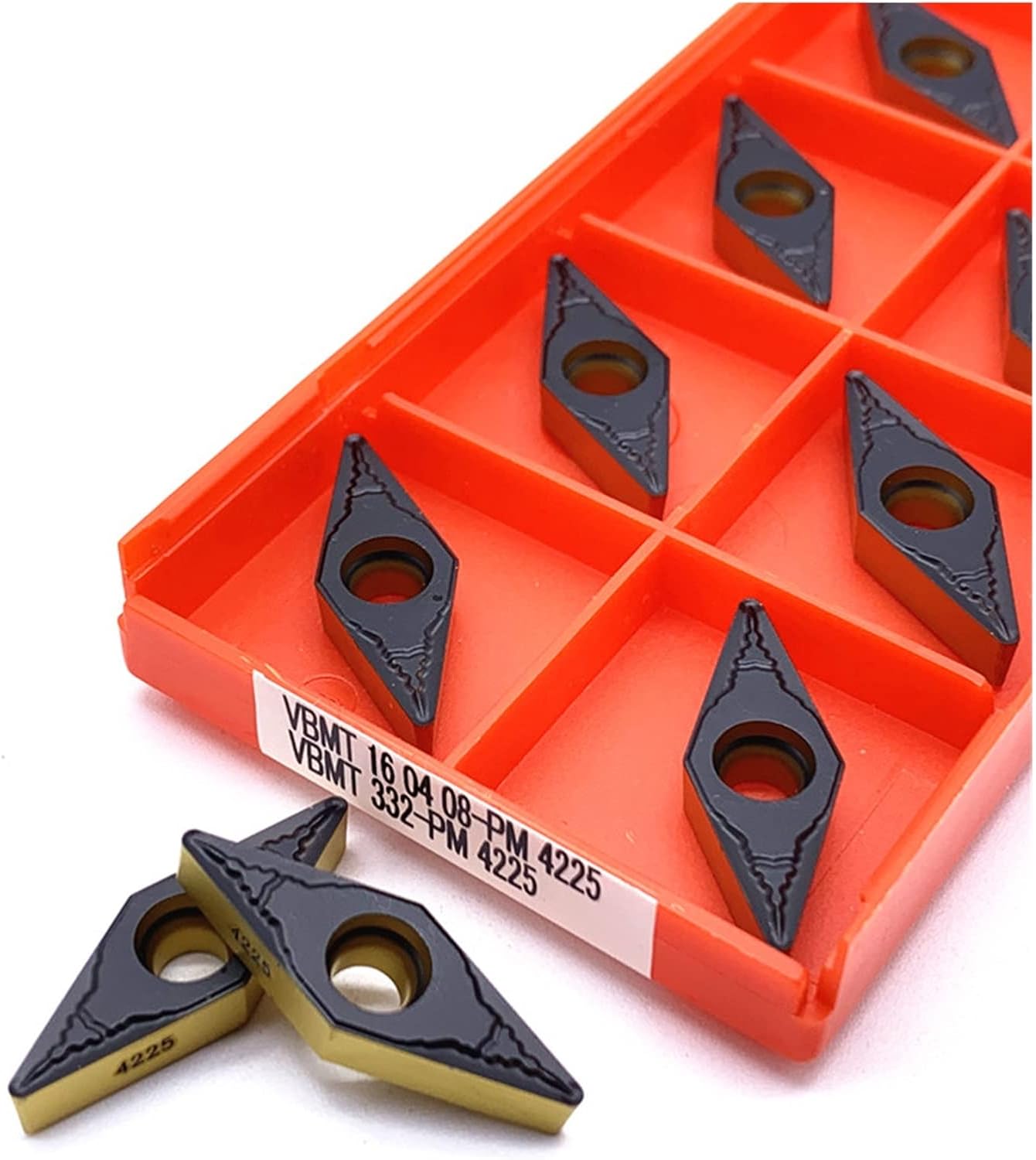 VBMT160408 VBMT160404 PM 4225 Cermet Grade Carbide Insert CNC Lathe VBMT 160408/160404 PM4225 Tool Turning Tool(VBMT 160408-PM4225)