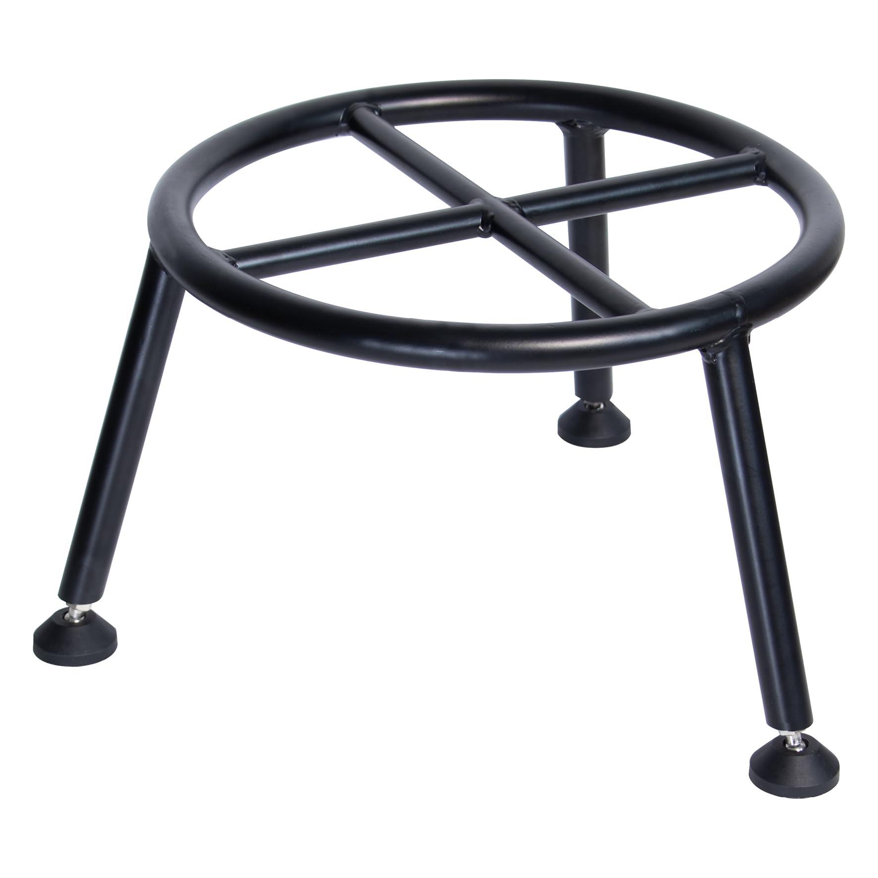 WAGNER Pflanzenständer - RETRO - Ø 38 x 25 cm , für Außenbereich + Innenbereich, Blumenständer aus pulverbeschichtetem Stahlrohr, Tragkraft 200 kg - 25068001
