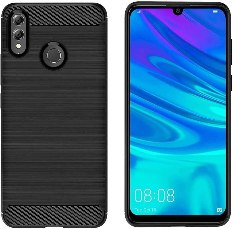 Image of Hybrid Carbon Fiber Back Case for Huawei P Smart 2019 (Black)