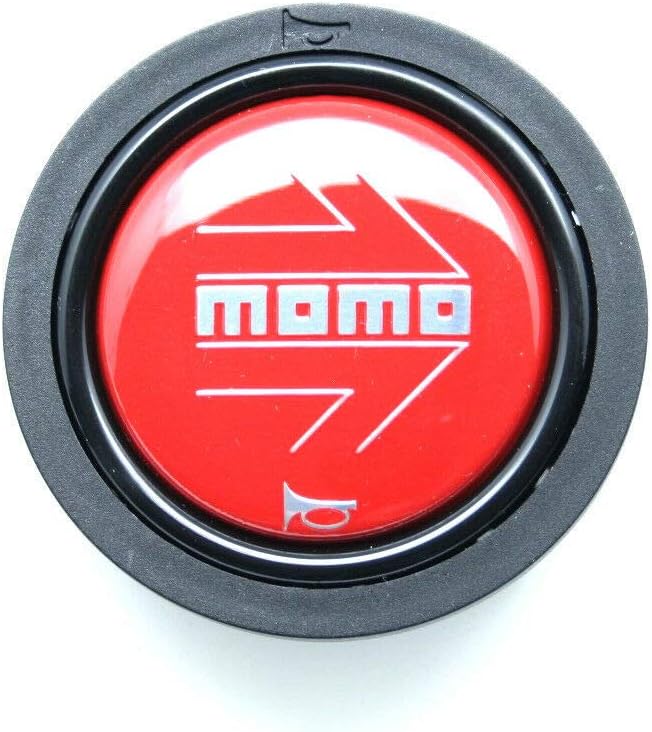MOMO Steering Wheel Horn Button Red Genuine NEW