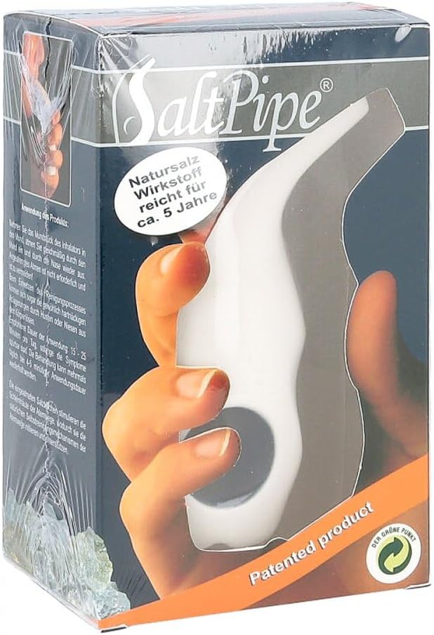 Cisca Saltpipe The Original Hungarian Salt Therapy Inhaler for Asthma and Allergy