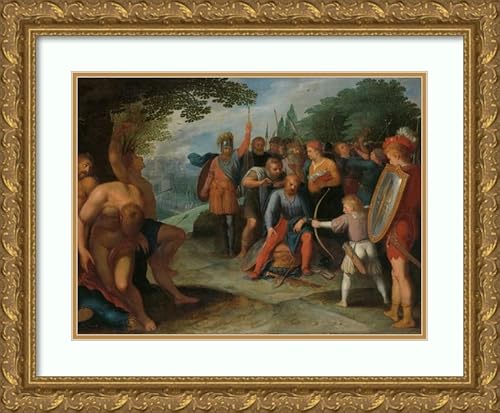 ArtDirect Otto van Veen 18x14 Gold Ornate Frame and Double